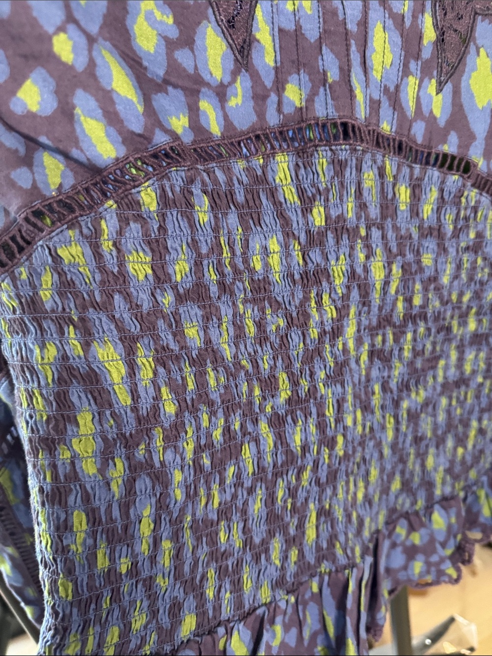 FARM Rio Smocked Blouse - Picture 3 of 9